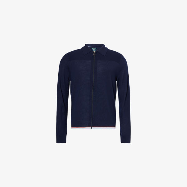 Кардиган Ps By Paul Smith с фактурными вставками, синий
Кардиган Ps By Paul Smith с фактурными вставками, синий