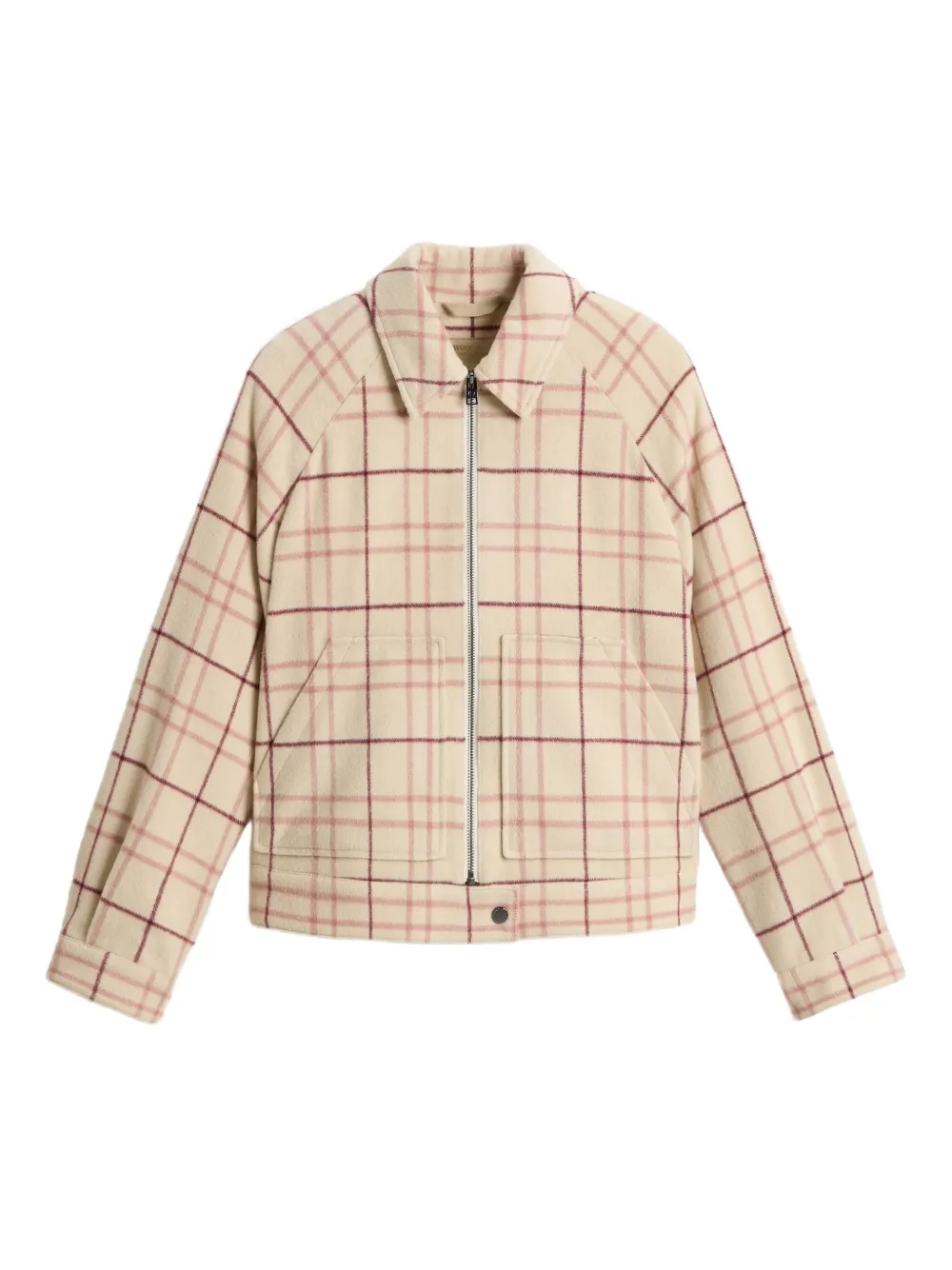 Клетчатая куртка на молнии Woolrich, белый
Клетчатая куртка на молнии Woolrich, белый