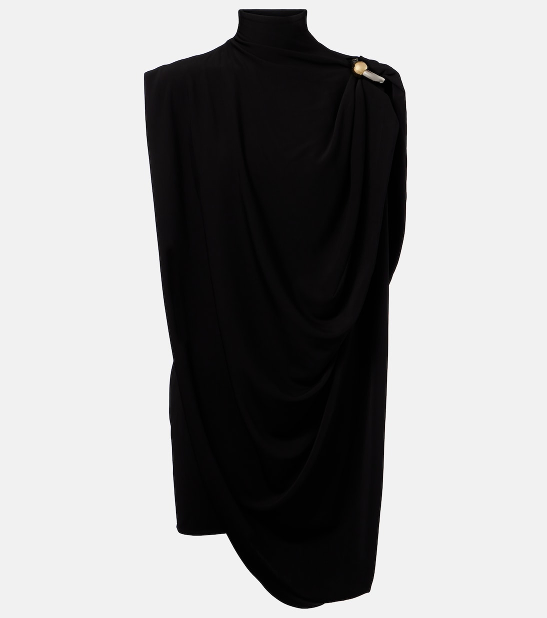 Драпированное мини-платье из джерси с декоративными элементами Jean Paul Gaultier, черный
Драпированное мини-платье из джерси с декоративными элементами Jean Paul Gaultier, черный