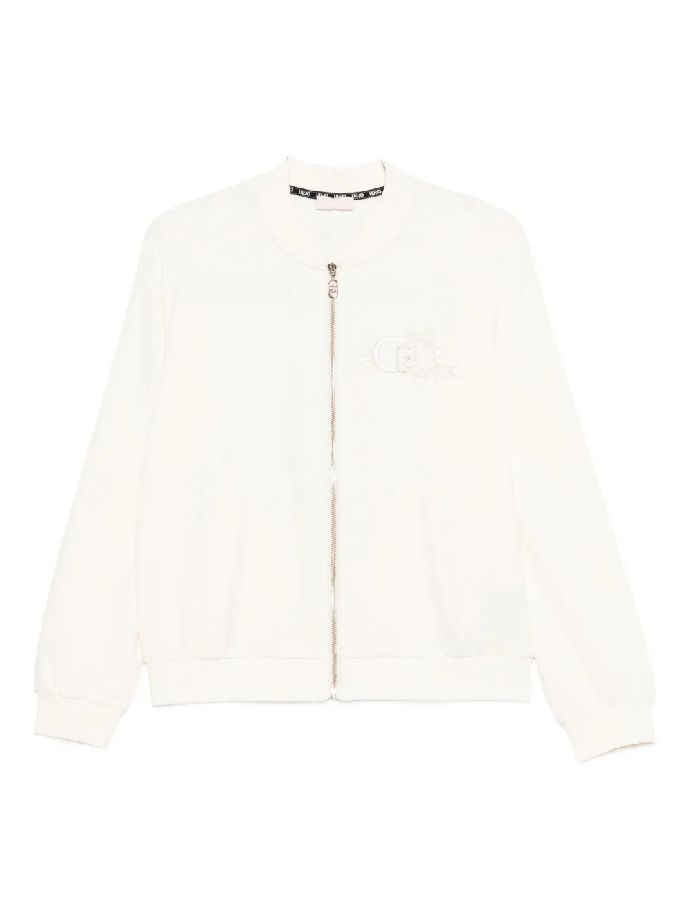 Вышитая толстовка с застежкой-молнией LIU JO, нейтральный
Вышитая толстовка с застежкой-молнией LIU JO, нейтральный