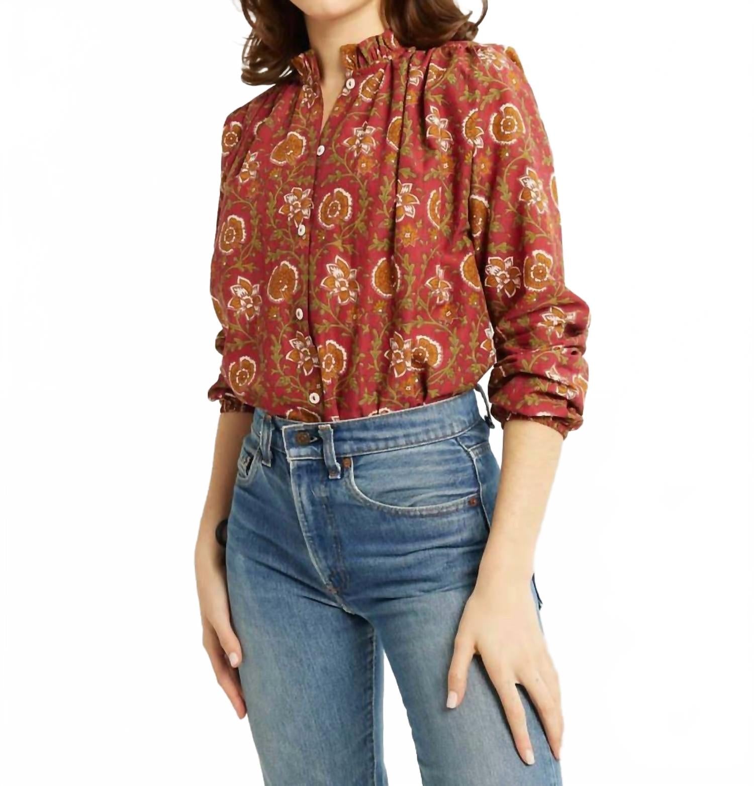 Франческа топ в киновари MILLE, Cinnabar
Франческа топ в киновари MILLE, Cinnabar