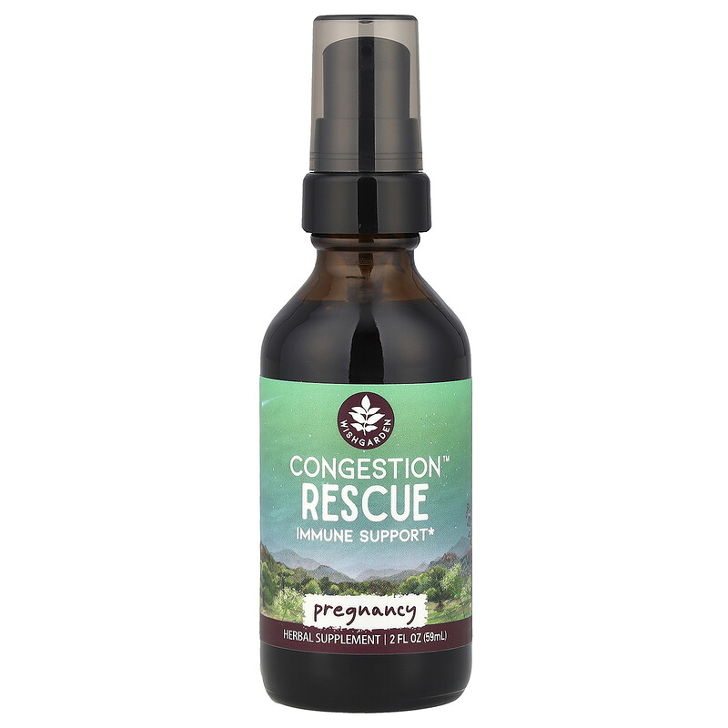 WishGarden Herbs, Congestion Rescue, для беременных, 59 мл (2 жидк. Унции)
WishGarden Herbs, Congestion Rescue, для беременных, 59 мл (2 жидк. Унции)