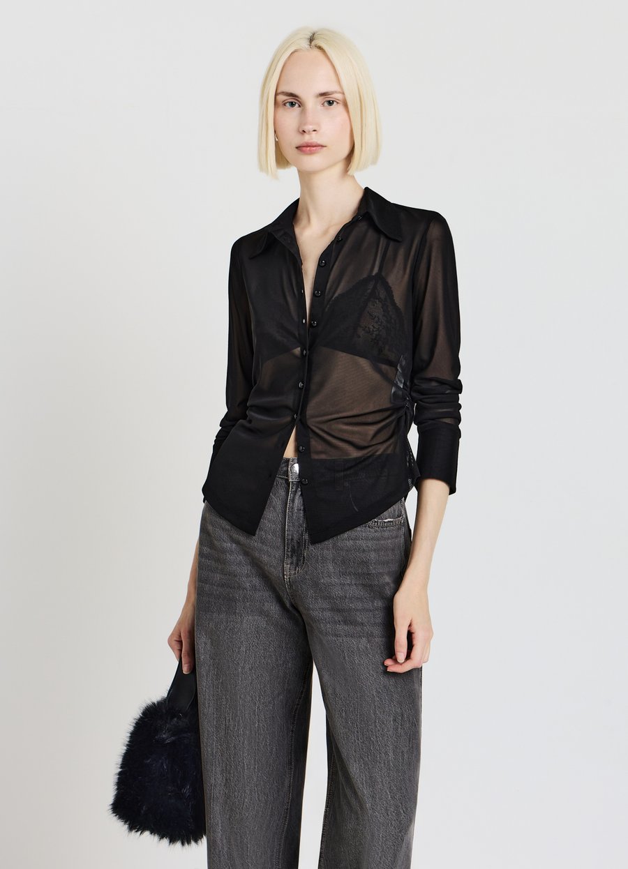 Блуза Calliope Button-down blouse, Ultrablack/Black
Блуза Calliope Button-down blouse, Ultrablack/Black