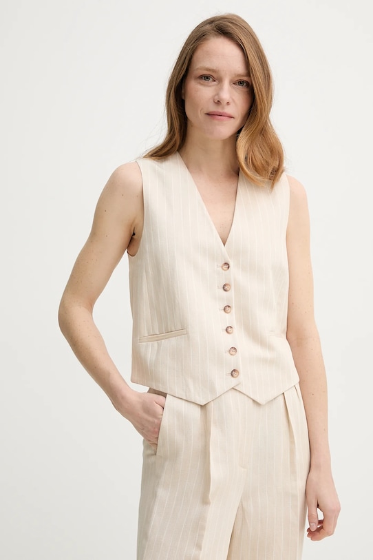 Жилет с добавлением льна PATSY Ba&Sh, бежевый
Жилет с добавлением льна PATSY Ba&Sh, бежевый