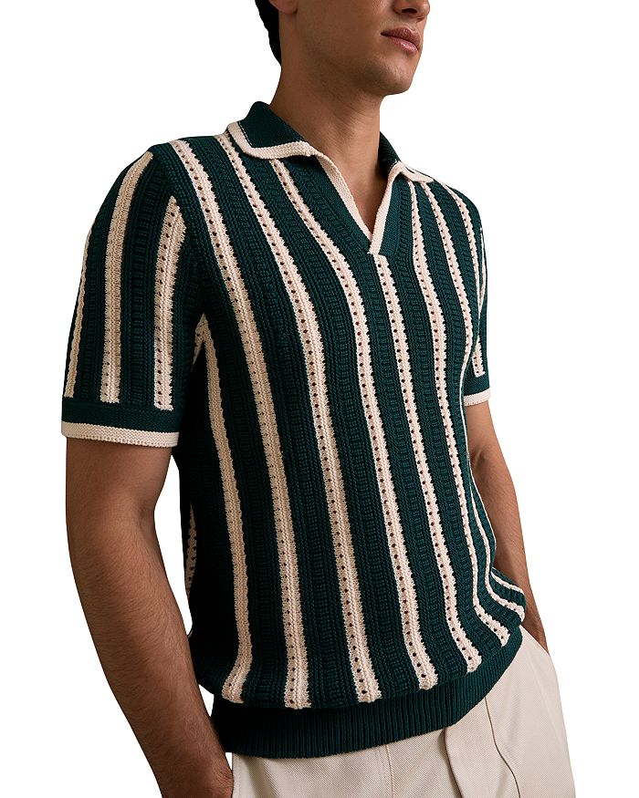 Поло Duncan с фактурной отделкой REISS, зеленый
Поло Duncan с фактурной отделкой REISS, зеленый