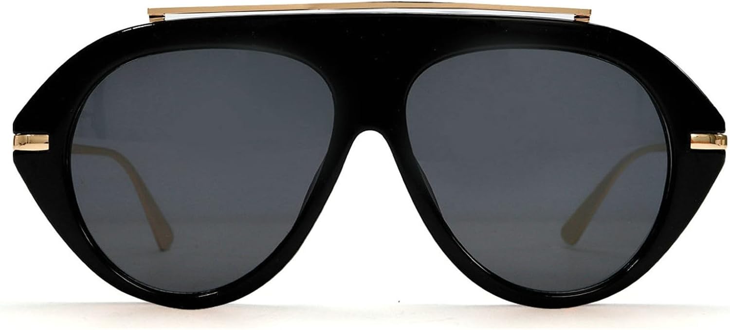 Солнцезащитные очки COTIA Fashion Pilot для женщин и мужчин, квадратная металлическая оправа, плоская верхняя часть, стильные, для активного отдыха, путешествий и пляжа, Black
Солнцезащитные очки COTIA Fashion Pilot для женщин и мужчин, квадратная металлическая оправа, плоская верхняя часть, стильные, для активного отдыха, путешествий и пляжа, Black