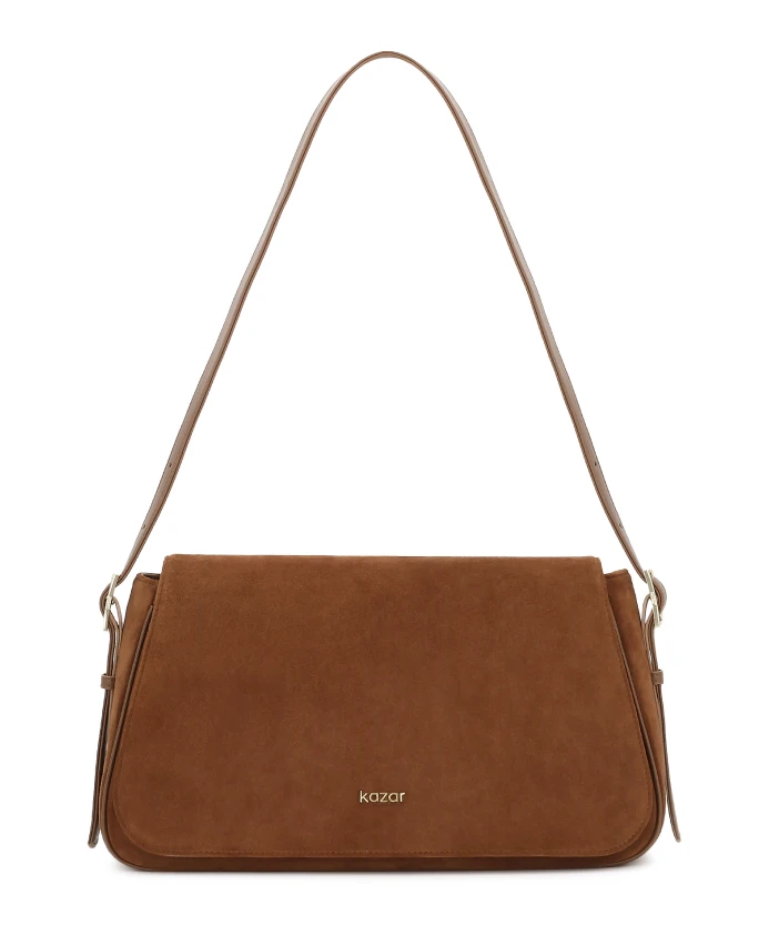 Светло-Коричневая замшевая сумочка с логотипом «Казар». Kazar, коричневый
Светло-Коричневая замшевая сумочка с логотипом «Казар». Kazar, коричневый