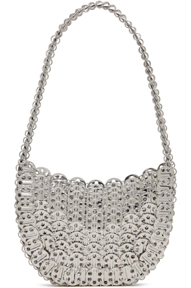 Серебряная сумка-икона Moon Bag 1969 года Rabanne
Серебряная сумка-икона Moon Bag 1969 года Rabanne