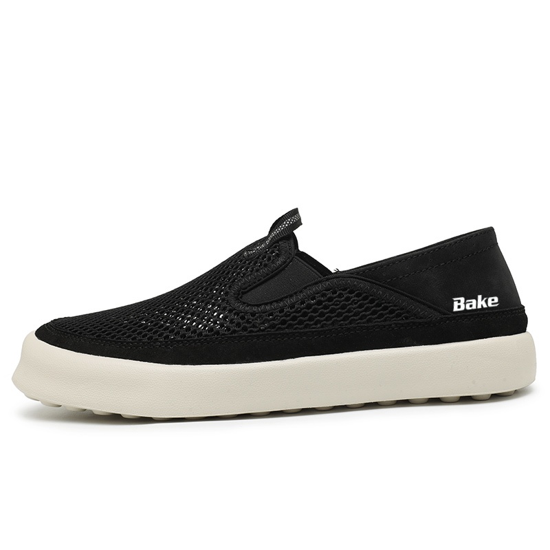 BAKE Скользоустойчивые дышащие легкие мужские кеды низкие черные, цвет Black
BAKE Скользоустойчивые дышащие легкие мужские кеды низкие черные, цвет Black