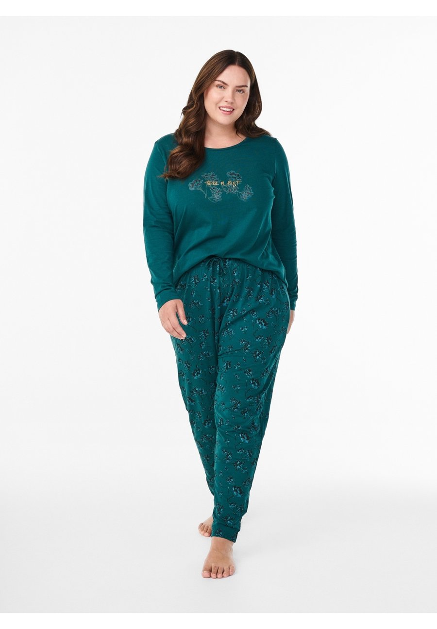 Пижамные брюки Zizzi Pyjama bottoms, Deep Teal Aop/Teal
Пижамные брюки Zizzi Pyjama bottoms, Deep Teal Aop/Teal