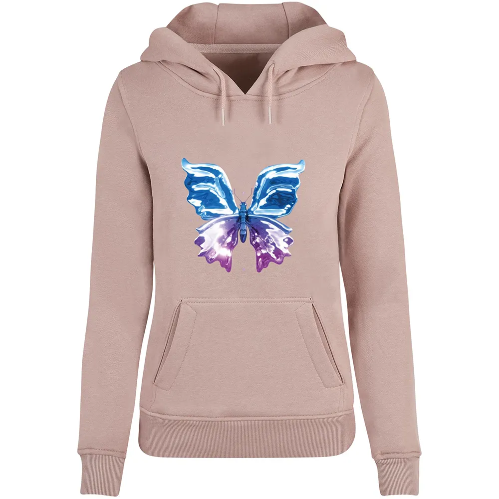 Худи Miss Tee Chromed Butterfly, розовый 
Худи Miss Tee Chromed Butterfly, розовый
