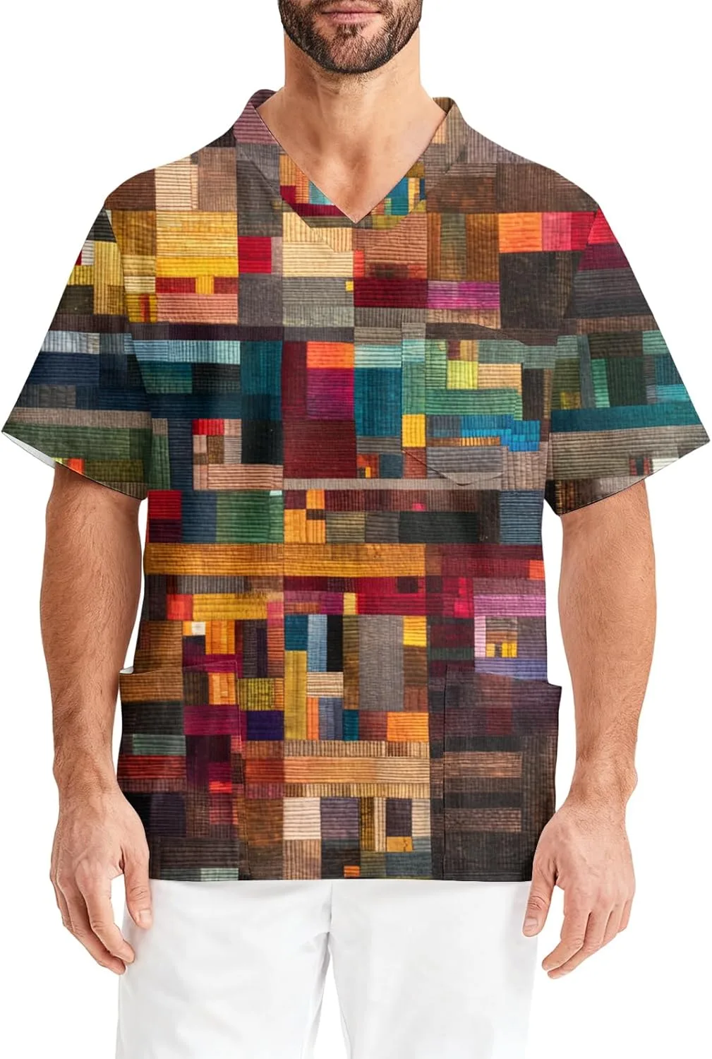 Мужская модная футболка с V-образным вырезом Vintage HYYGOCCTV
Мужская модная футболка с V-образным вырезом Vintage HYYGOCCTV