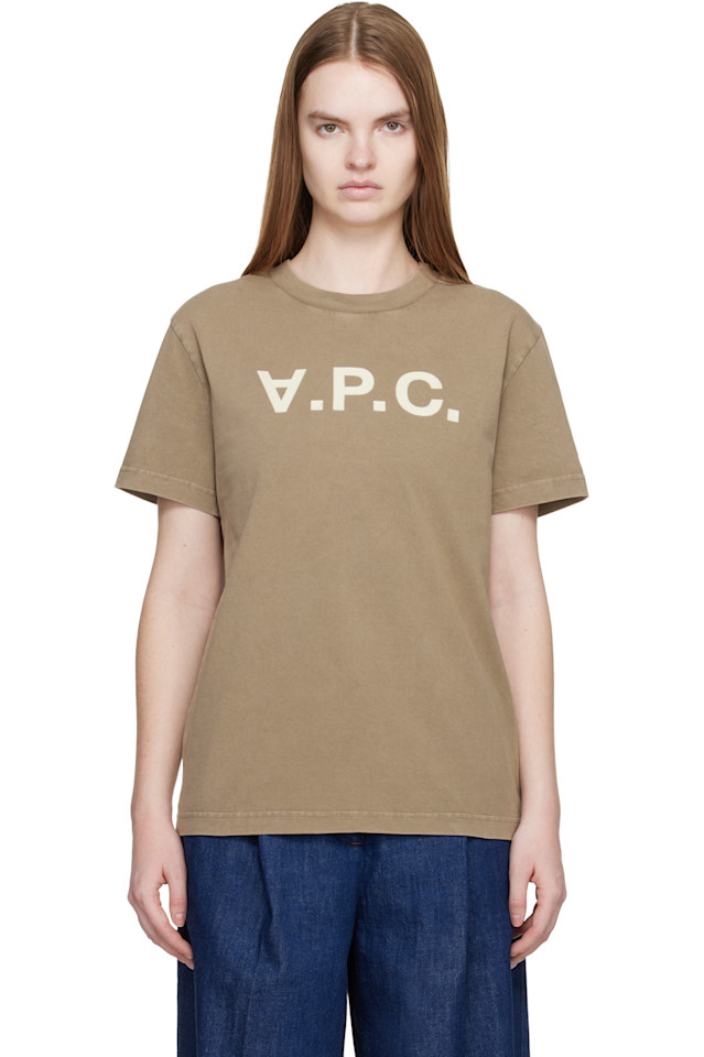 A.P.C. Футболка стандартного размера хаки 'vpc'
A.P.C. Футболка стандартного размера хаки 'vpc'