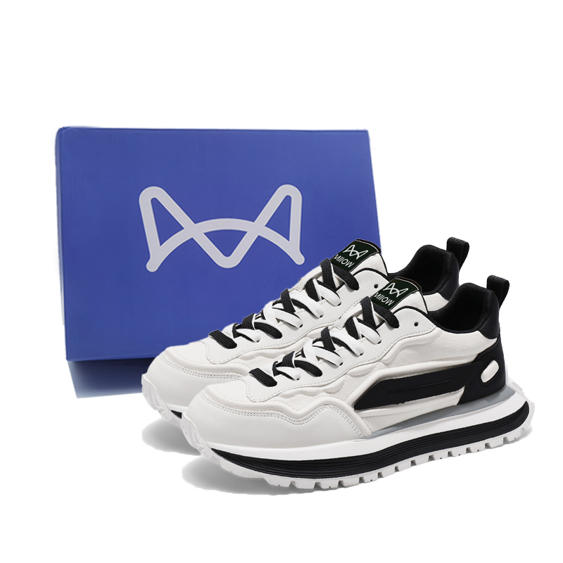 MIIOW Мужские низкие повседневные кроссовки бело-черные, цвет White Black Box
MIIOW Мужские низкие повседневные кроссовки бело-черные, цвет White Black Box