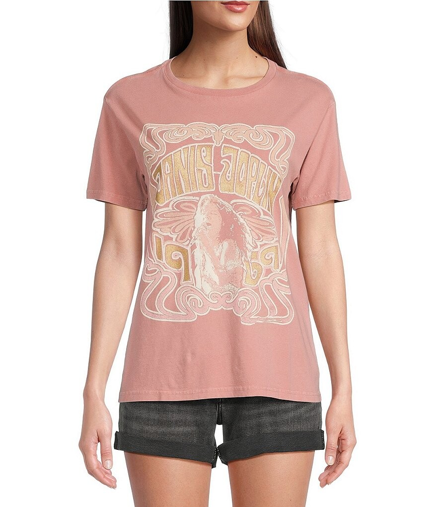 Вязаная футболка бойфренда Lucky Brand Janis Frame с круглым вырезом и короткими рукавами, розовый
Вязаная футболка бойфренда Lucky Brand Janis Frame с круглым вырезом и короткими рукавами, розовый