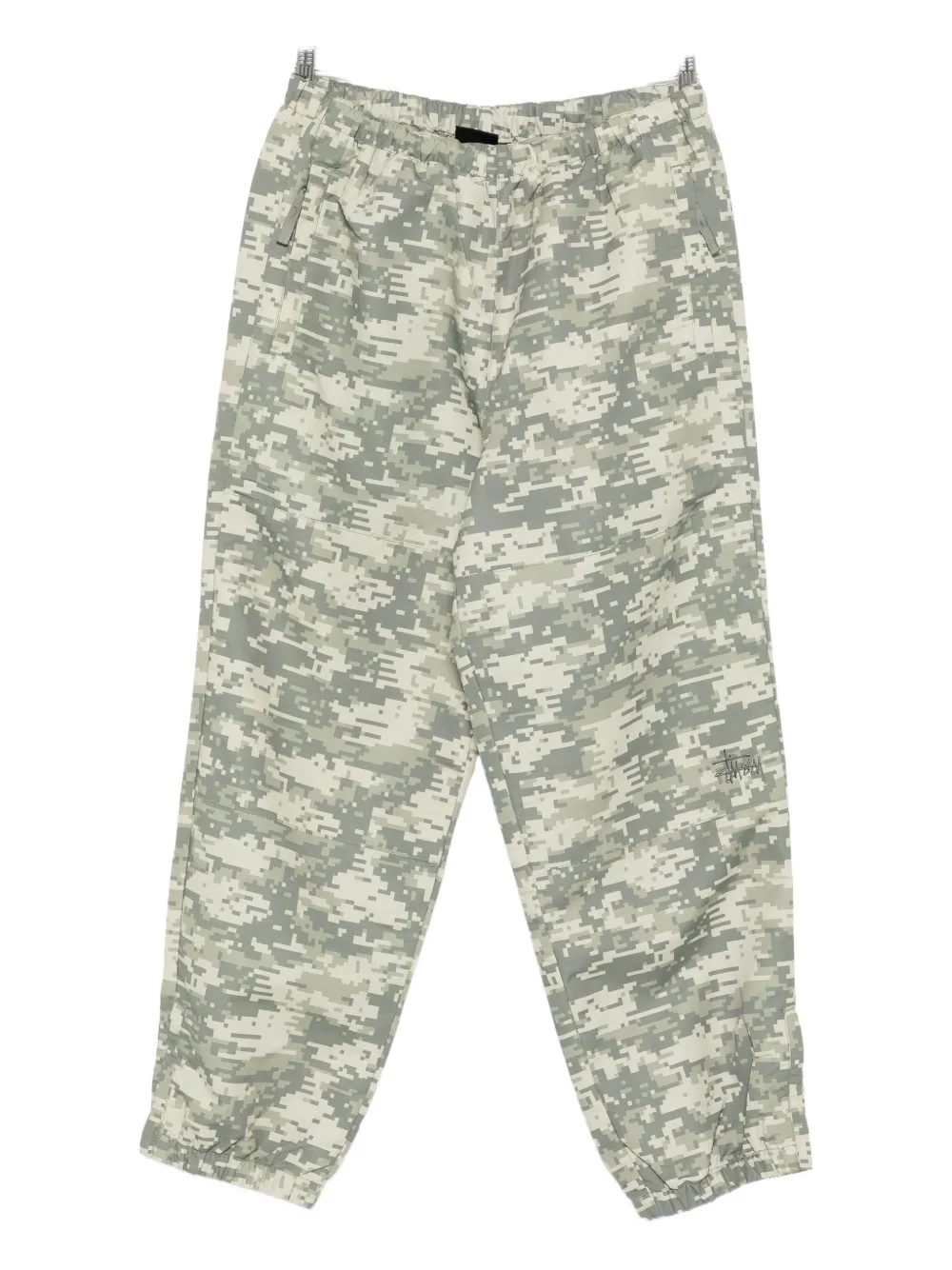 Брюки с эластичным поясом и камуфляжным принтом Stüssy, зеленый
Брюки с эластичным поясом и камуфляжным принтом Stüssy, зеленый