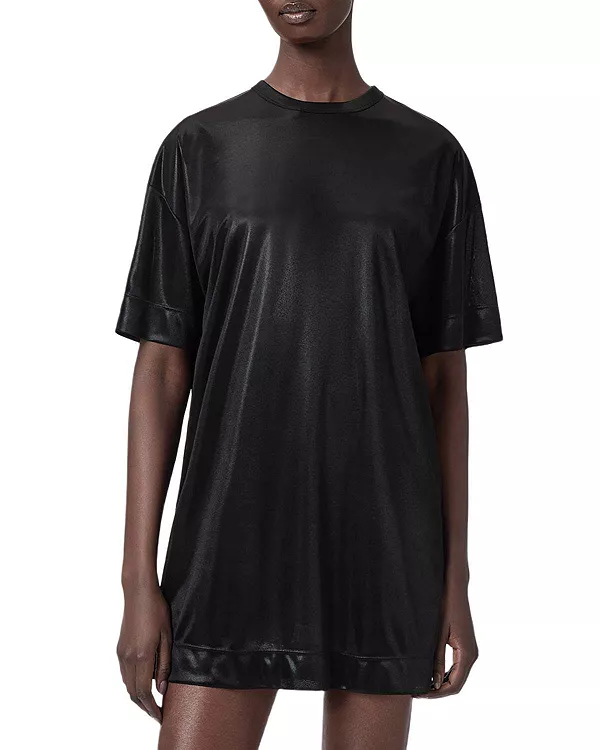 Платье-Футболка с блестками Allsaints, черный
Платье-Футболка с блестками Allsaints, черный