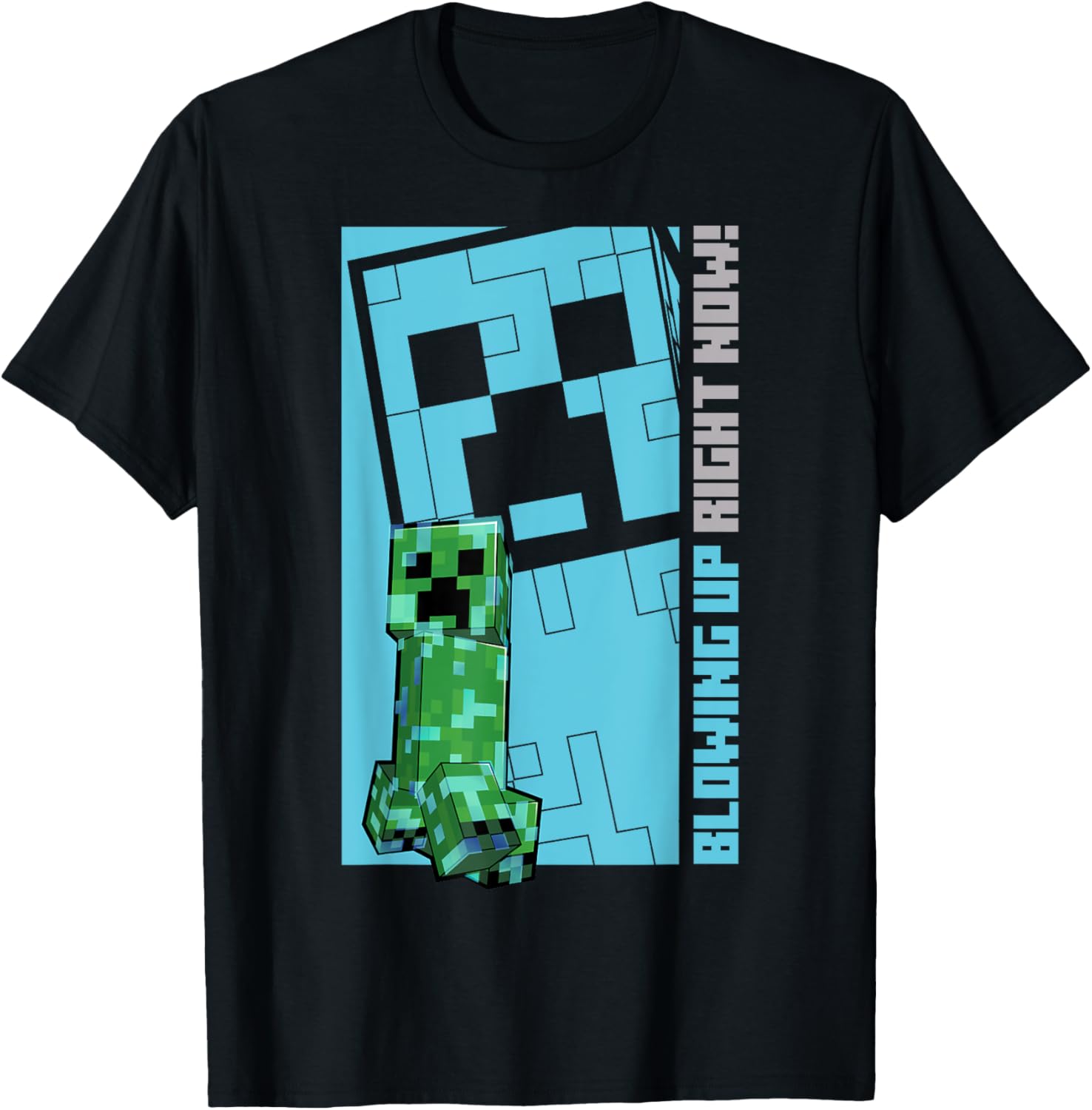 Футболка с постером Крипер из Minecraft взрывается прямо сейчас!, черная (black 19-3911tcx), размер S
Футболка с постером Крипер из Minecraft взрывается прямо сейчас!, черная (black 19-3911tcx), размер S