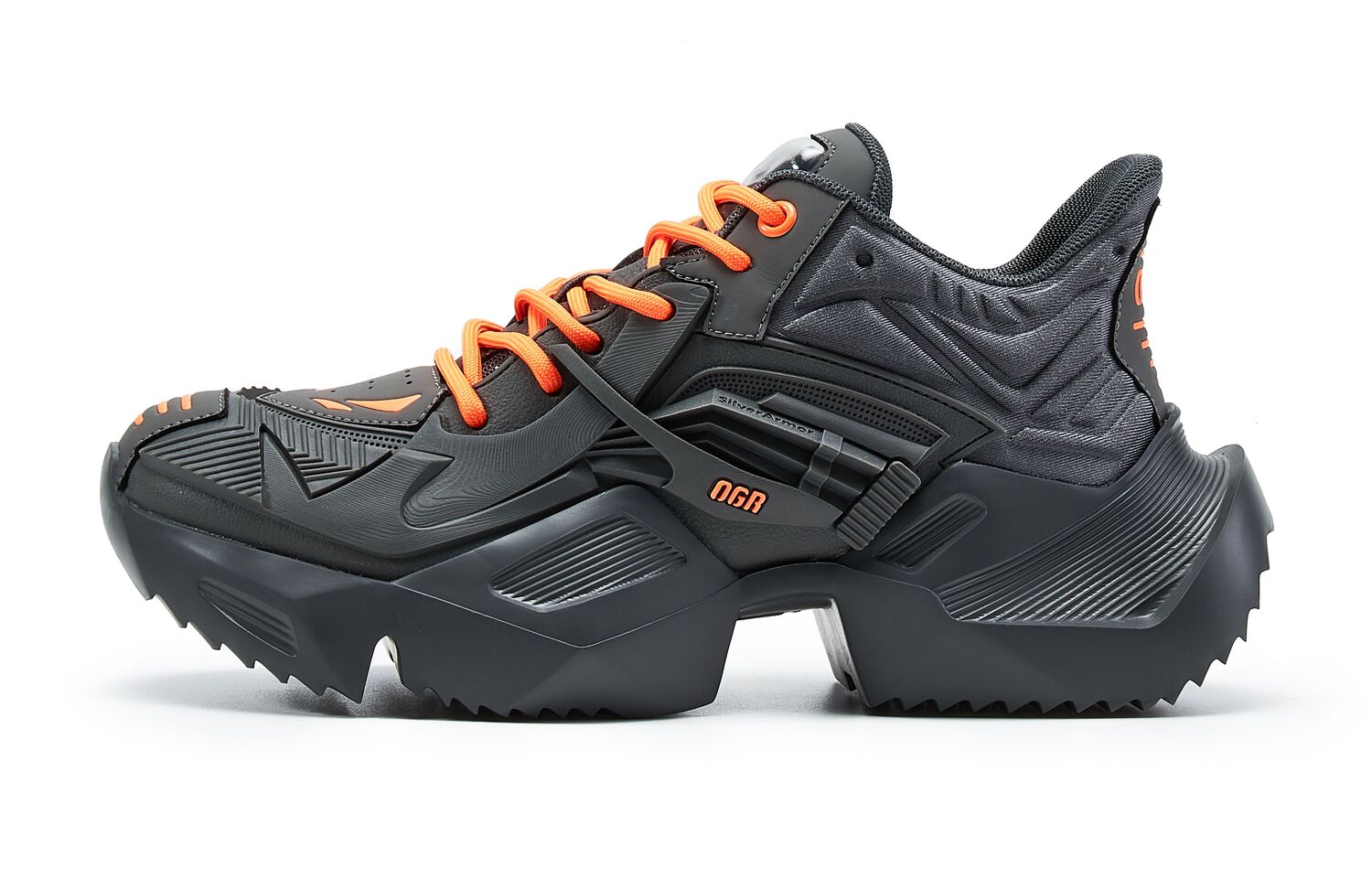 OGR Mecha Classic 2.0 Collection Low-Top Chunky Sneakers Unisex Gray Orange
OGR Mecha Classic 2.0 Collection Low-Top Chunky Sneakers Unisex Gray Orange