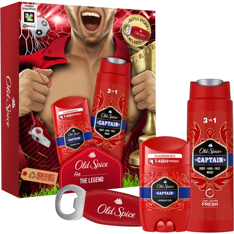 Подарочный набор Old Spice For The Legend Footballer (для мужчин)
Подарочный набор Old Spice For The Legend Footballer (для мужчин)