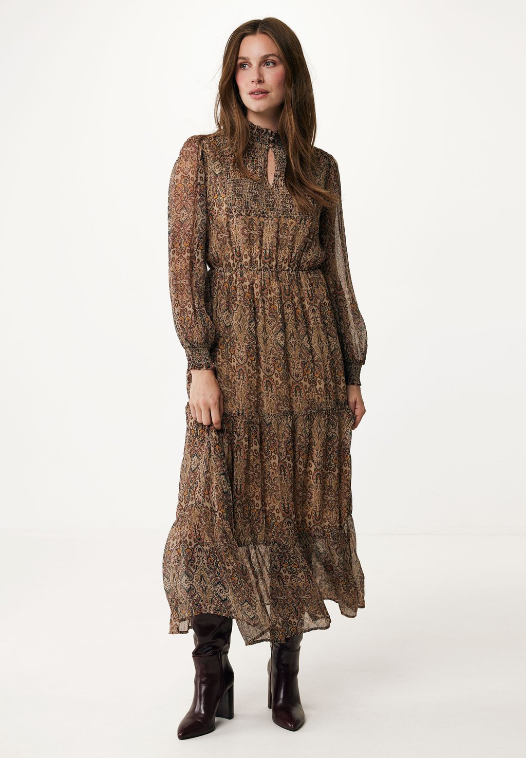 Платье макси LONG SLEEVE SMOCKED BODY Mexx, мультиколор
Платье макси LONG SLEEVE SMOCKED BODY Mexx, мультиколор