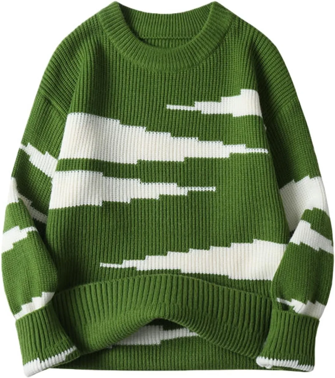 Мужской свитер с цветными блоками и круглым вырезом FOLKFOLD
Мужской свитер с цветными блоками и круглым вырезом FOLKFOLD