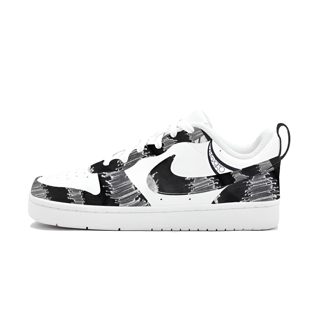 Nike Court Borough Dark Moon противоскользящие износостойкие низкие детские скейтбординг кроссовки Black для подростков
Nike Court Borough Dark Moon противоскользящие износостойкие низкие детские скейтбординг кроссовки Black для подростков