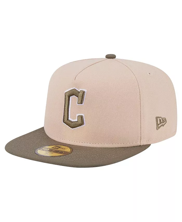 Мужская светло-бежевая/оливковая двухцветная кепка Cleveland Guardians с А-образной оправой 59FIFTY New Era
Мужская светло-бежевая/оливковая двухцветная кепка Cleveland Guardians с А-образной оправой 59FIFTY New Era