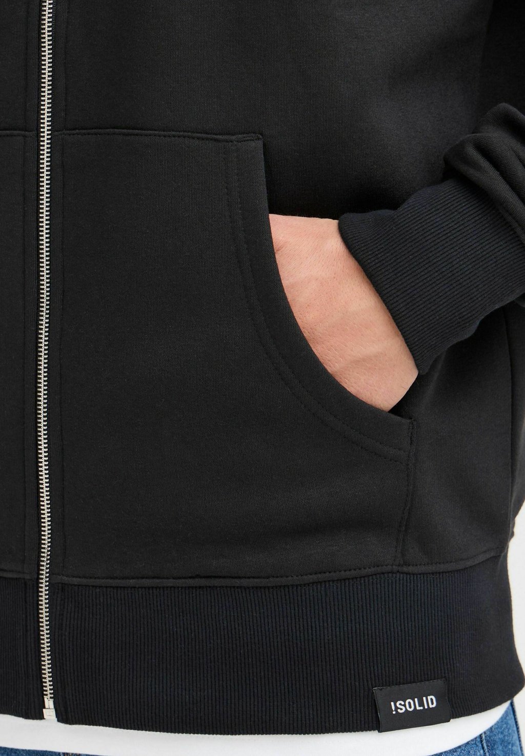 Толстовка на молнии HENNE Solid, черный
Толстовка на молнии HENNE Solid, черный