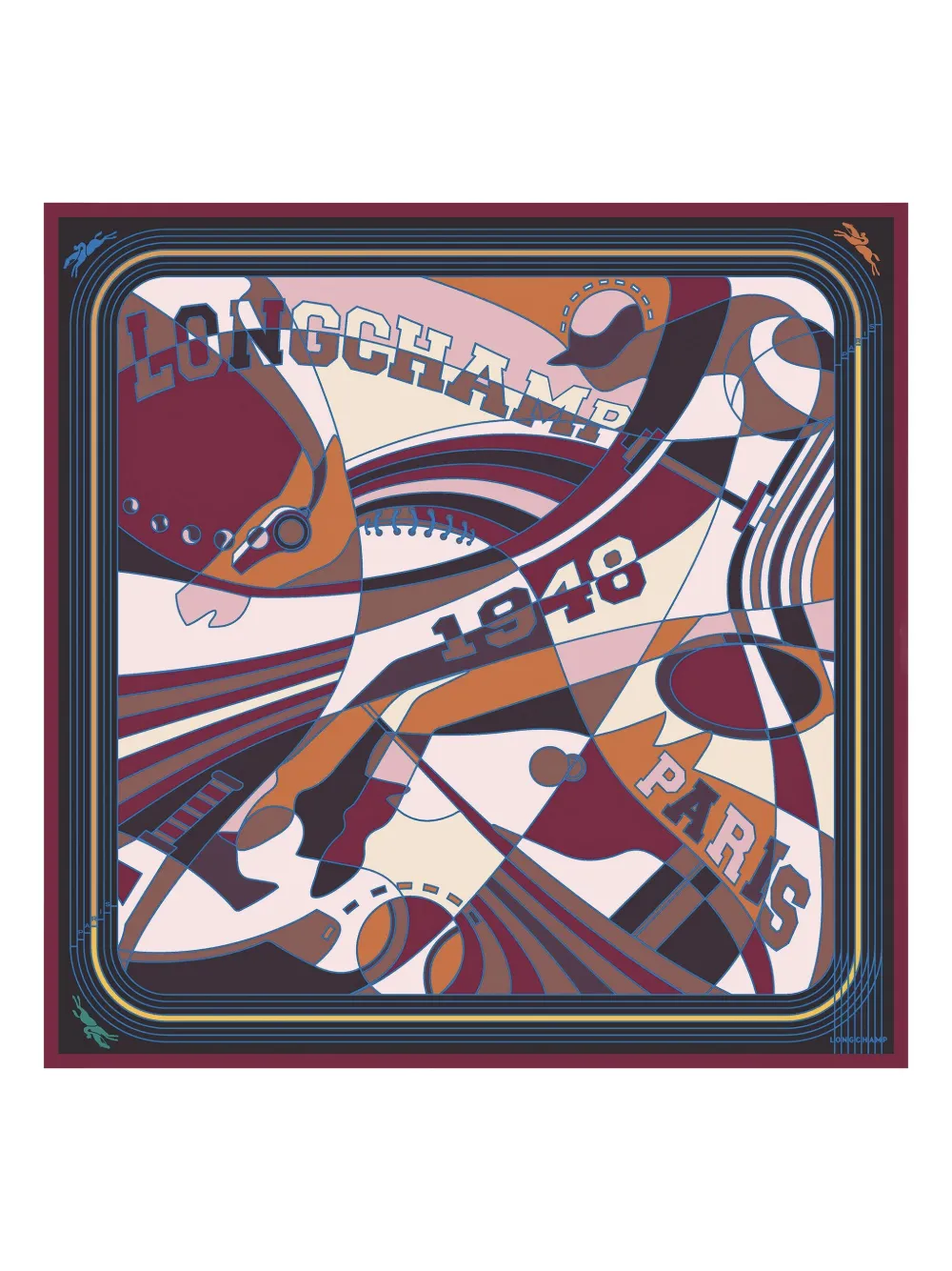 Шелковый платок Longchamp, красный
Шелковый платок Longchamp, красный