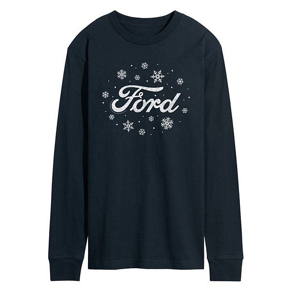Мужская футболка с длинным рукавом и принтом Ford и снежинками Licensed Character, Navy
Мужская футболка с длинным рукавом и принтом Ford и снежинками Licensed Character, Navy