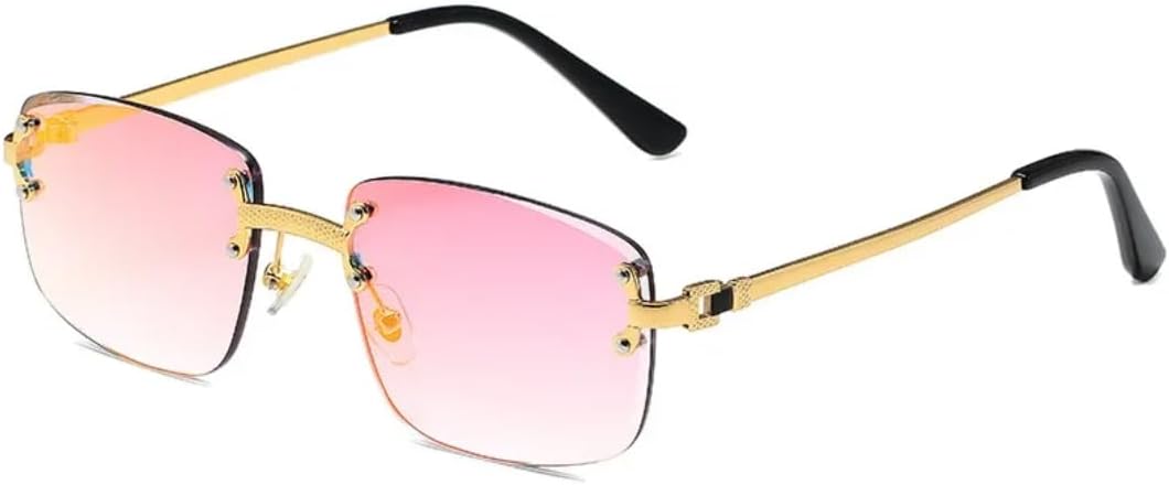 Солнцезащитные очки с защитой UV400 | Без оправы, без заклепок, в стиле панк, с разноцветными линзами | Для женщин и мужчин, для занятий спортом на открытом воздухе и вождения DSVIGF, Mirror Pink
Солнцезащитные очки с защитой UV400 | Без оправы, без заклепок, в стиле панк, с разноцветными линзами | Для женщин и мужчин, для занятий спортом на открытом воздухе и вождения DSVIGF, Mirror Pink