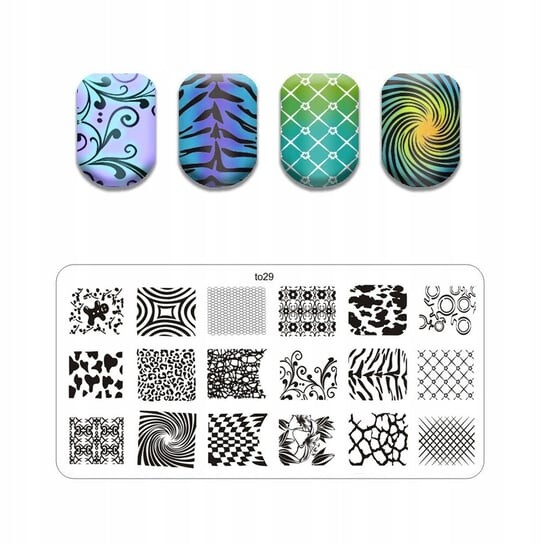 Пластина для штампа для ногтей с сеткой To-29, Frezarkowo
Пластина для штампа для ногтей с сеткой To-29, Frezarkowo