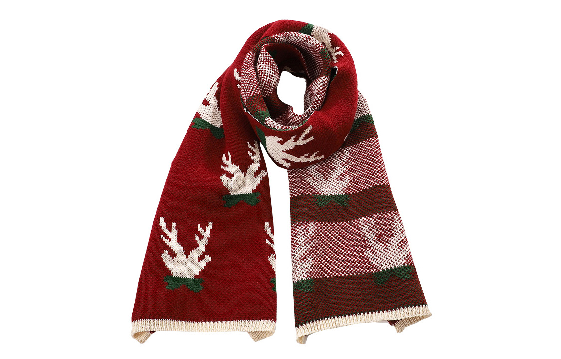 Вязаный шарф унисекс, Burgundy Deer Antlers
Вязаный шарф унисекс, Burgundy Deer Antlers