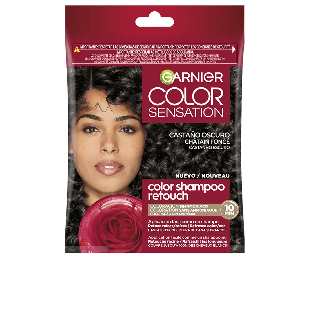 Шампунь Color sensation coloración tono sobre tono champú Garnier, цвет 3.0-dark brown, 1 шт.
Шампунь Color sensation coloración tono sobre tono champú Garnier, цвет 3.0-dark brown, 1 шт.