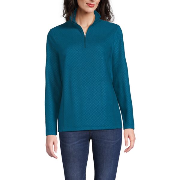 Женский свитер с воротником-стойкой на молнии Lands' End, цвет baltic teal
Женский свитер с воротником-стойкой на молнии Lands' End, цвет baltic teal