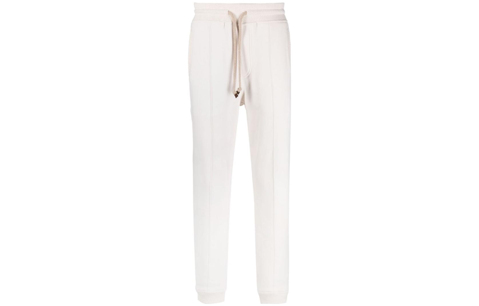 Хлопковые спортивные брюки на шнурке Brunello Cucinelli, бежевый
Хлопковые спортивные брюки на шнурке Brunello Cucinelli, бежевый