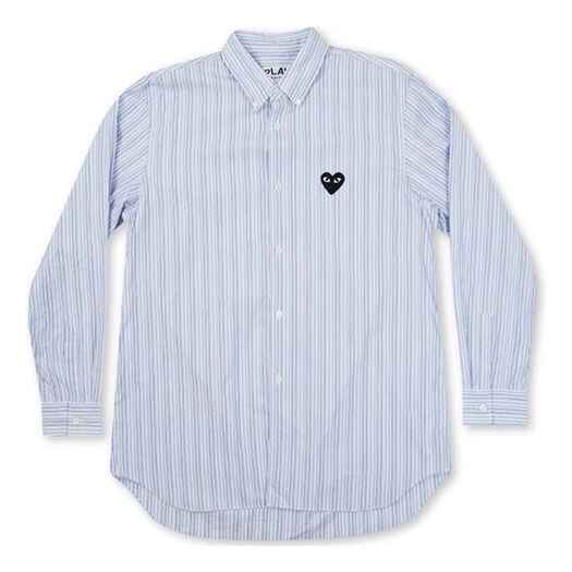 Рубашка black emblem striped button down 'light blue' Comme Des Garcons Play, голубой
Рубашка black emblem striped button down 'light blue' Comme Des Garcons Play, голубой