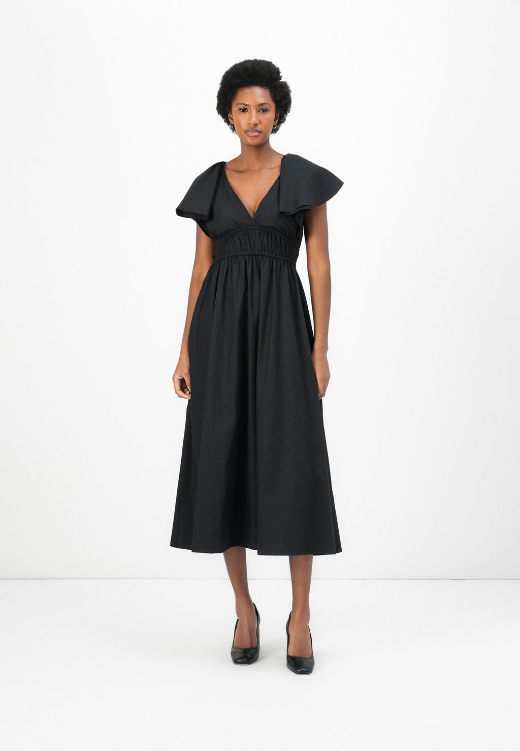 Повседневное платье FRILLED SLEEVE MIDI DRESS Tommy Hilfiger, черный
Повседневное платье FRILLED SLEEVE MIDI DRESS Tommy Hilfiger, черный