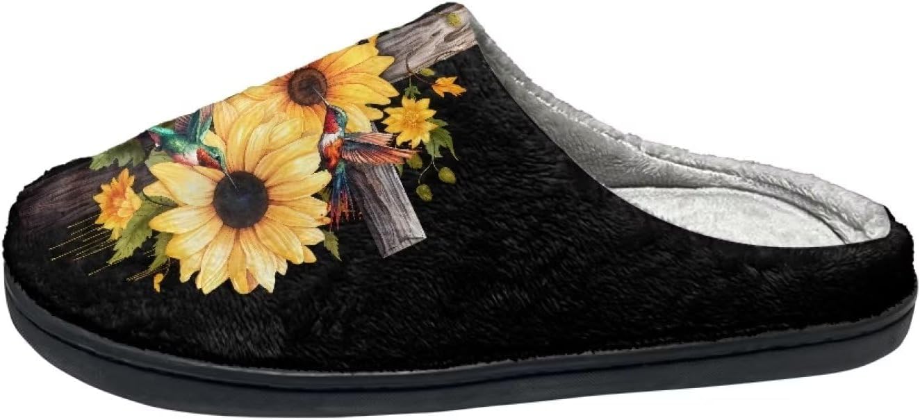 Домашние и тапочки для женщин, мужские удобные фланелевые теплые тапочки на плоской подошве, зимние домашние сабо Tofrimade, Sunflower Hummingbird Cross
Домашние и тапочки для женщин, мужские удобные фланелевые теплые тапочки на плоской подошве, зимние домашние сабо Tofrimade, Sunflower Hummingbird Cross