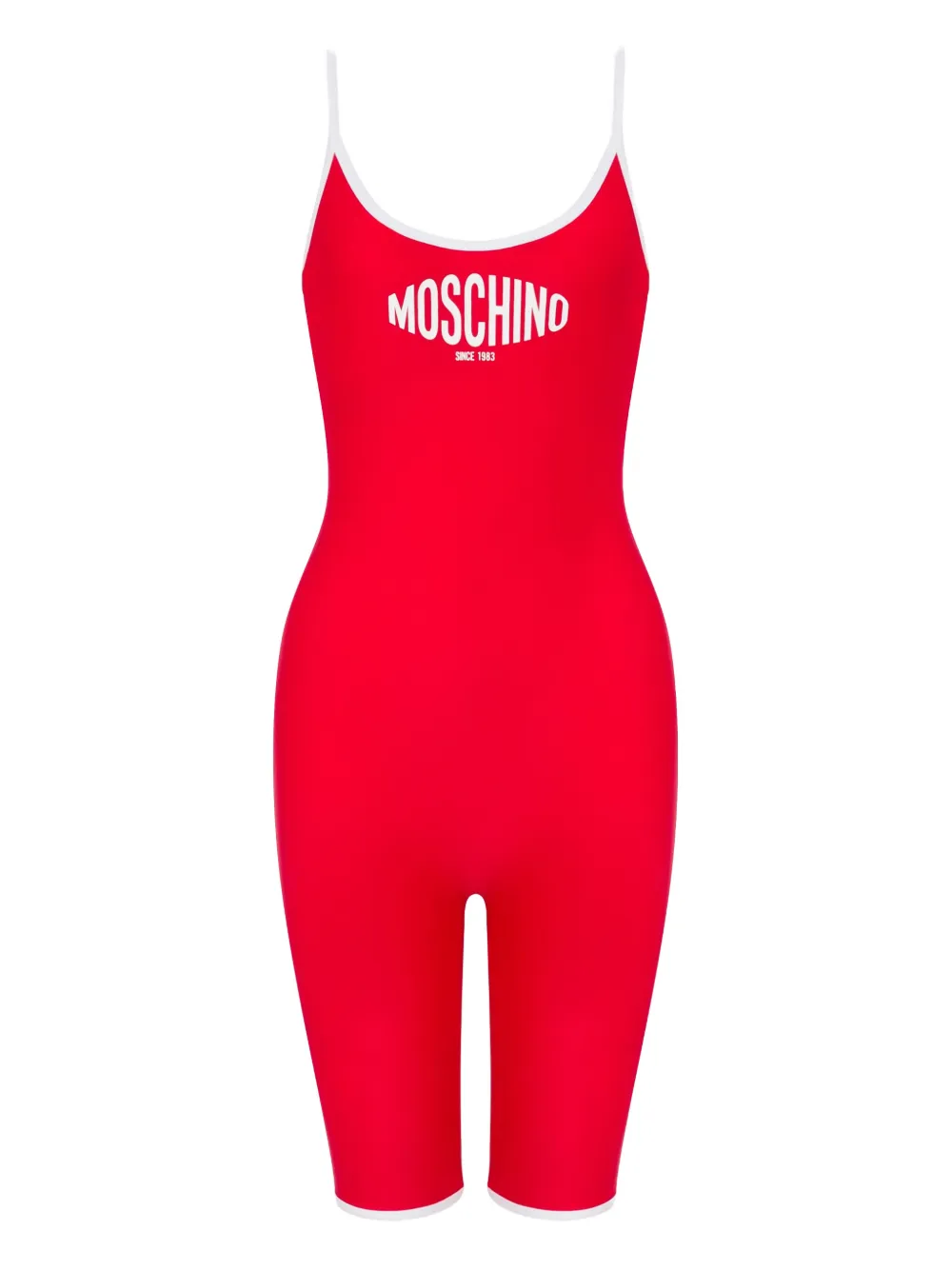 Ромпер без рукавов с логотипом Moschino, красный
Ромпер без рукавов с логотипом Moschino, красный