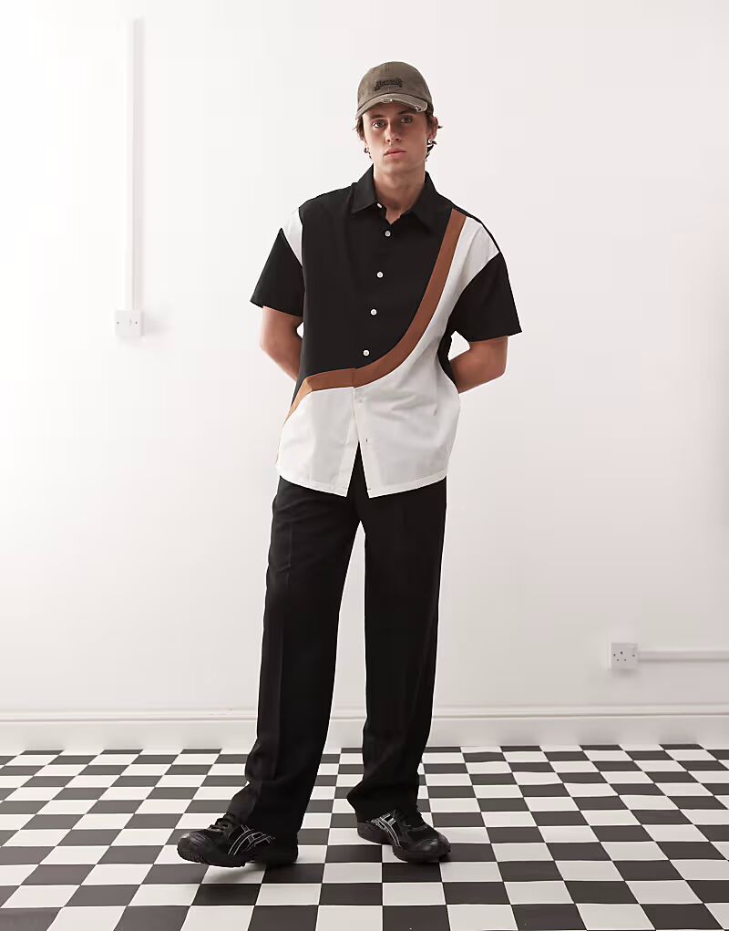 Рубашка COLLUSION SL в разноцветном стиле 
Рубашка COLLUSION SL в разноцветном стиле