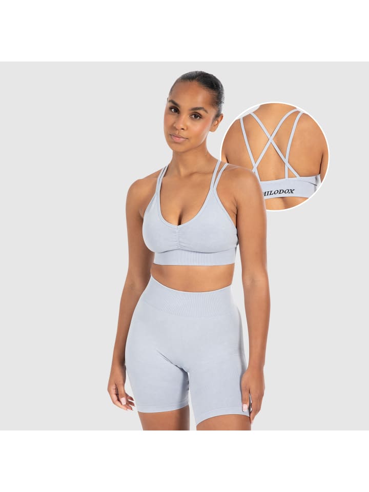 SMILODOX Спортивный бюстгальтер Batik Acid Cross светло-голубого цвета
SMILODOX Спортивный бюстгальтер Batik Acid Cross светло-голубого цвета