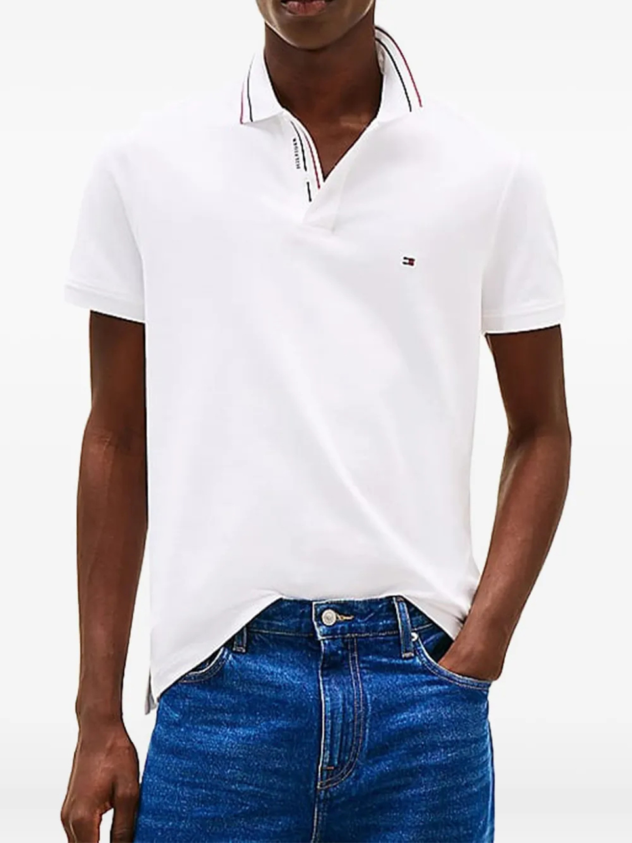 Рубашка поло Tommy Hilfiger из джерси, белый
Рубашка поло Tommy Hilfiger из джерси, белый