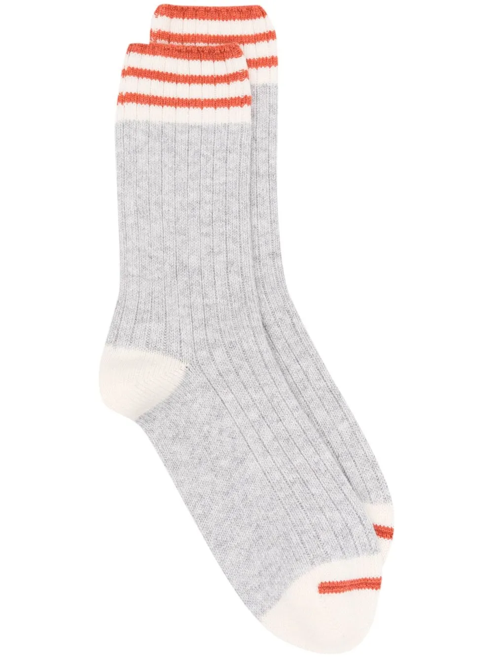 Кашемировые носки с полосками Brunello Cucinelli, серый
Кашемировые носки с полосками Brunello Cucinelli, серый