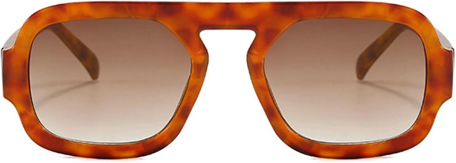 Солнцезащитные очки Willochra Retro Square для женщин, модные градиентные очки UV400 для мужчин, панк-очки с леопардовым принтом, зеленые очки-пилоты, C7
Солнцезащитные очки Willochra Retro Square для женщин, модные градиентные очки UV400 для мужчин, панк-очки с леопардовым принтом, зеленые очки-пилоты, C7