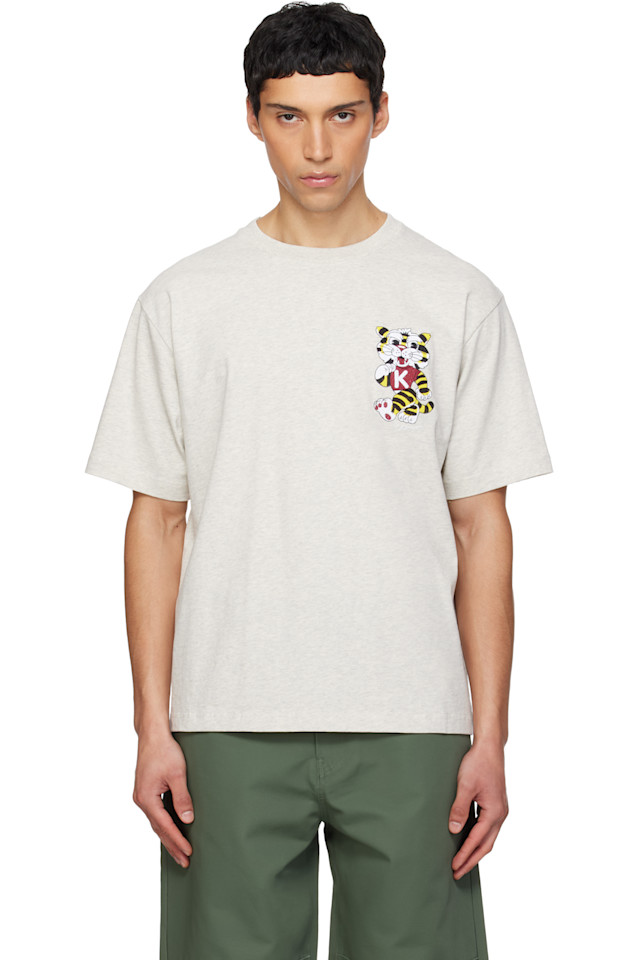 Kenzo Серая футболка Kenzo Paris 'Kenzo Wild Tiger' с вышивкой, большого размера
Kenzo Серая футболка Kenzo Paris 'Kenzo Wild Tiger' с вышивкой, большого размера