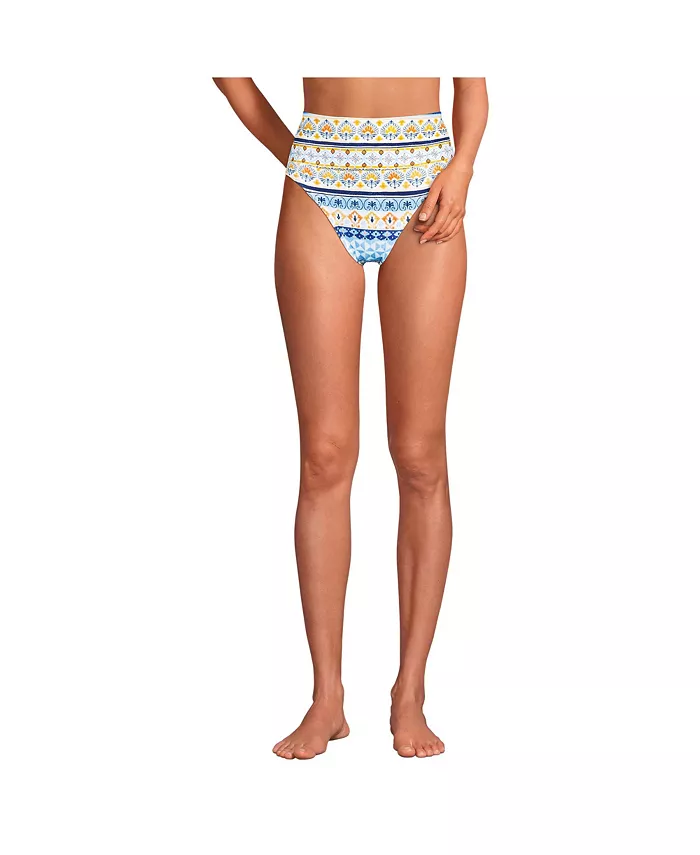 Женские высокие бикини-трусы Tugless без затяжки Lands' End, белый
Женские высокие бикини-трусы Tugless без затяжки Lands' End, белый