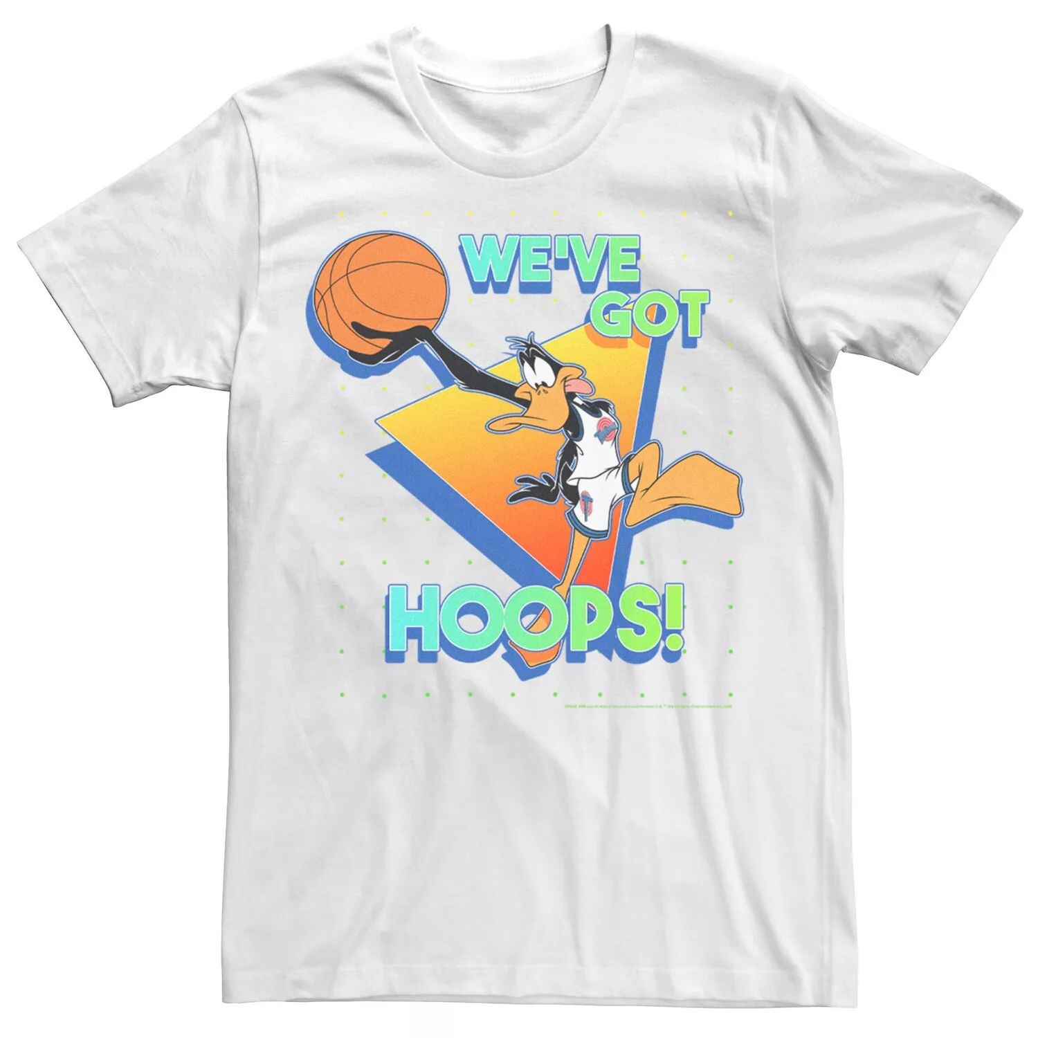 Мужская футболка Looney Tunes Space Jam Daffy Ducks We've Got Hoops Licensed Character
Мужская футболка Looney Tunes Space Jam Daffy Ducks We've Got Hoops Licensed Character