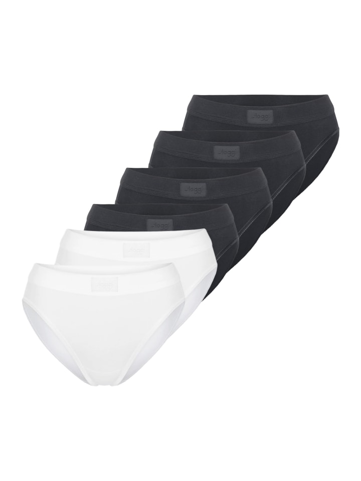 Трусы Sloggi, черный/белый
Трусы Sloggi, черный/белый